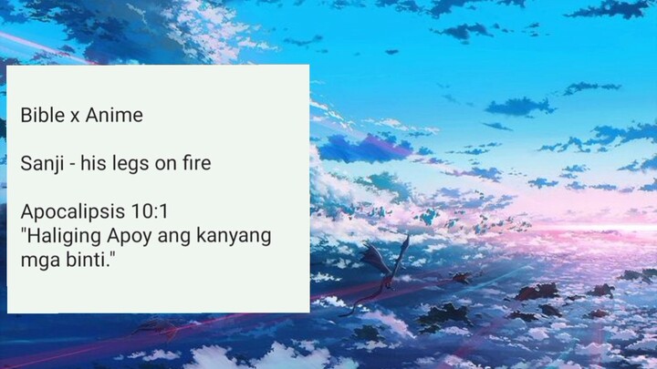 Haliging Apoy ang kanyang mga Binti | Sanji - his legs on fire