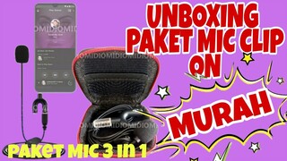 UNBOXING DAN REVIEW MIC CLIP ON MURAH NAMPOL | CHYLVIA ZHEMA