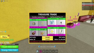 He Screamed from This Trade on Blox Fruits