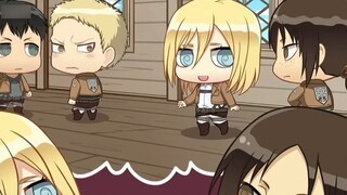 Christa akan ditipu. Ymir: Ratu, ayo kita berkencan sendirian.