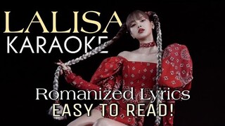 Lisa - LALISA | KARAOKE INSTRUMENTAL With Romanized Lyrics, Easy To Read Lyrics