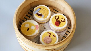 How to Steamed Emoji Buns~ So Cute!