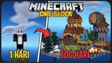 100 Hari di Minecraft Tapi Cuma 1 Block ! - Membuat Semua Biome Di Pulau Melayang !