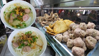 Bánh canh Bột gạo Bò viên nhà làm 35k Chủ quán mỗi ngày lấy 15kg bún từ Châu Đốc lên Sài Gòn