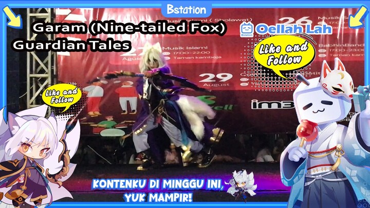 F. NagiGt sebagai Garam (Nine-tailed Fox) di Cosplay Competition Borneo Market Day 2026