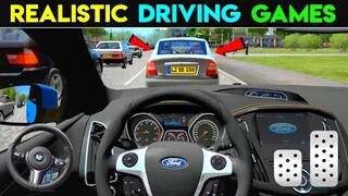Top 5 *REALISTIC* Car Driving Games for Android l Best Car simulator games for android 2022