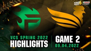 Highlights SE vs TF [Ván 2][VCS Mùa Xuân 2022][09.04.2022]