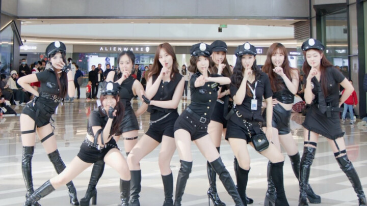 【Spr. Dance Crew】Girls' Generation - "Mr.Taxi" Cover Dance di Rute Jalan Wanda Plaza Jinan | Apa lag