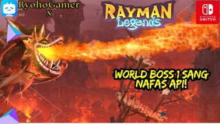 Menantang Boss World 1! Rayman Legends!