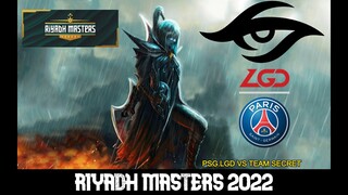 TEAM SECRET vs PSG.LGD - WHAT A GAME!! - RIYADH MASTERS 2022 by Gamers8 DOTA 2 Highlights