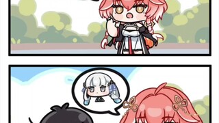 鸣潮四格漫画