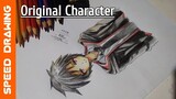 My Original Character " Riyan " speed drawing anime