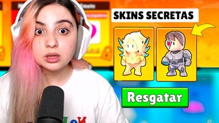 GANHEI SKINS SECRETAS na ROLETA ESPECIAL do STUMBLE GUYS!! MOSTREI ELAS KKKK