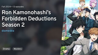 Ron Kamonohashi's Forbidden Deductions Season 2 Episode 1 (Subtitle Indonesia)