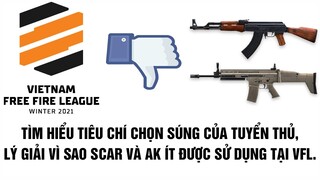 Free Fire | Tìm Hiểu Tiêu Chí Chọn Súng Của Game Thủ Tại VFL, Vì Sao SCAR và AK Bị Bỏ Rơi | Mr. Akai