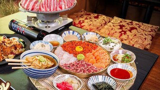 Một món ngon rất được ưa chuộng! Món ăn đặc trưng của izakaya Hàn Quốc, thịt bò sukiyaki, gà rán và 