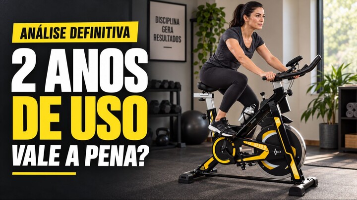 2 ANOS DE USO AINDA VALE A PENA EM 2026   Bicicleta de Spinning WCT Fitness 13kg