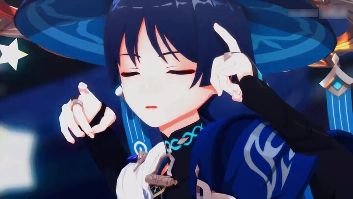 [Genshin Impact MMD] There is a round hat in the rabbit hole 『ﾗビｯﾄﾎｰﾙ』 - Wanderer