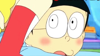 "Hurry up... don't let... Shizuka misunderstand..."