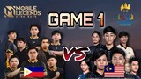 PHILIPPINES VS MALAYSIA GAME 1 | SEA GAMES 2023 MLBB FINALS (TAGALOG)