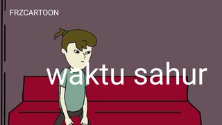 waktu sahur animasi Ramdhan