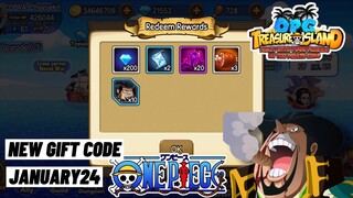 New Weekly Gift Code JANUARY24! One Piece OPG: Treasure Island Mobile