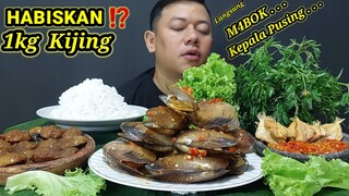 MAKAN KERANG KIJING 1KG SEMUR JENGKOL IKAN ASIN SAMBAL TERASI LALAPAN MENTAH MAKAN JADI LAHAP