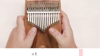 [Thumb piano teaching] Kalimba mengajar ED "Secret Base", cara termudah untuk mengajari Anda memaink