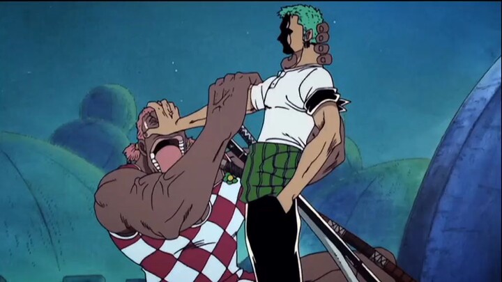 zoro lawan cewe berotot