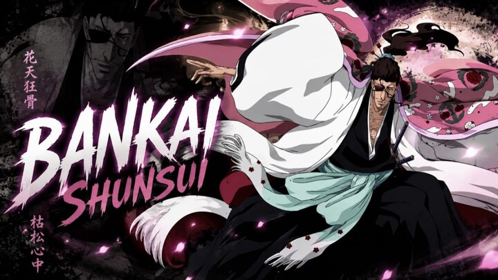 Bankai Terlarang Shunsui! dalam Anime Bleach