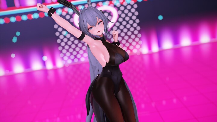 【MMD/碧蓝航线】新泽西 [兔女郎/Exhilarating Step] TARA - Bunny Style