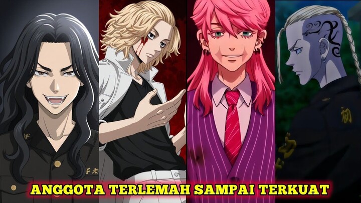 URUTAN KEKUATAN ANGGOTA GENG TOMAN DARI TERLEMAH HINGGA YANG TERKUAT