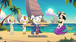小奥特曼们头朝下走路。