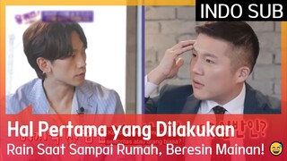 Hal Pertama yang Dilakukan Rain Saat Sampai Rumah, Beresin Mainan! 😅 #YouQuizOnTheBlock3 🇮🇩INDOSUB🇮🇩
