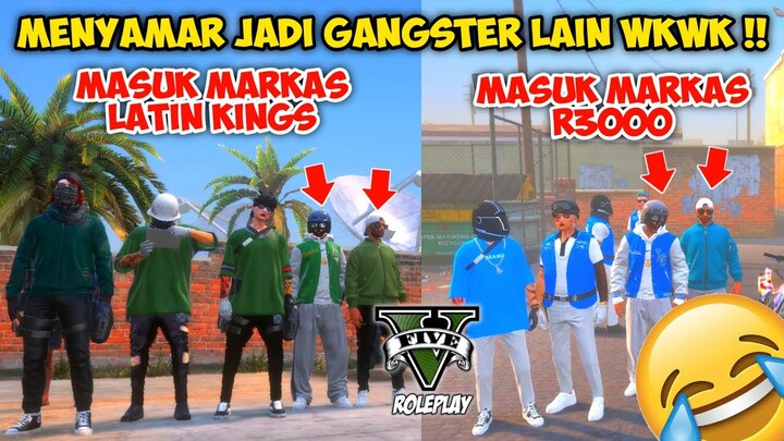ISCO & SAGARA MENYAMAR JADI GANGSTER LAIN SAMPAI MASUK MARKASNYA WKWK !! GTA V ROLEPLAY