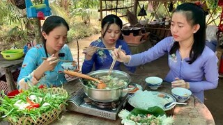 Buổi Sáng Được Thưởng Thức Nồi Lẩu Gà Lá Chanh Thơm Ngon Cùng Mợ Hai | NĐMT#184