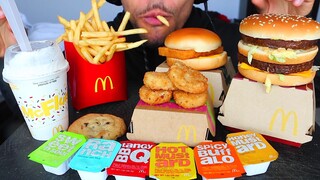 ASMR MCDONALD'S MUKBANG BIG MAC OREO MCFLURRY FRIES CHICKEN NUGGETS  *BIG BITES* by Jerry