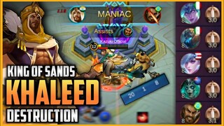 Sandstorm Beast Is Coming | New Hero Khaleed Maniac Gameplay | Kazuki Official |