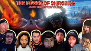 THE POWER OF SHIROHIGE!! AKAINU USES METEOR VOLCANO - Reaction Mashup One Piece