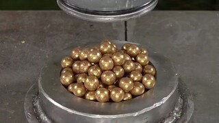 【液压机压一切】巧克力豆