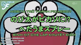 [Ep 093][Nobita Trở Thành Picasso!? Bình Xịt Che Lấp Khuyết Điểm & Xài Tiền Mà Cũng như không