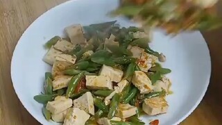 sayur buncis tahu putih