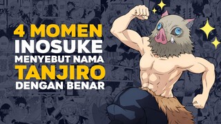 Inosuke Menyebut Nama Tanjiro Dengan Benar