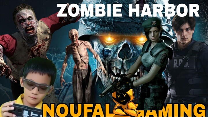 penyerangan zombie di game zombie harbor