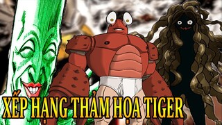 One Punch Man| Xếp Hạng Sức Mạnh Các Quái Vật Cấp Tiger Mạnh Nhất