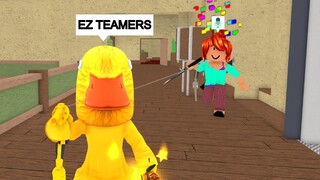 DESTROYING BACON TEAMERS as a DUCK in MM2..