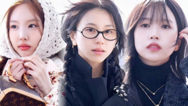Floral Fucha Bunny! [TWICE] Strutting Through the Airport Like a K-Drama Star Again — 231226: Headin