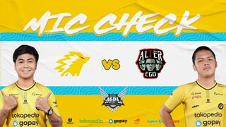 ONIC VS ALTER EGO  - THE ULTIMATE MIC CHECK MPL ID SEASON 9 WEEK 8