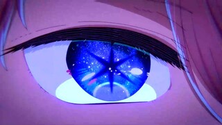 Aqua when his eye turns black moments