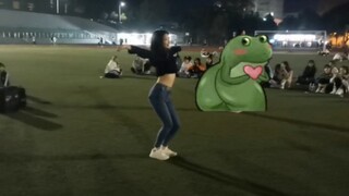 伪直拍！！！再也不放炮了！校园随机舞蹈！